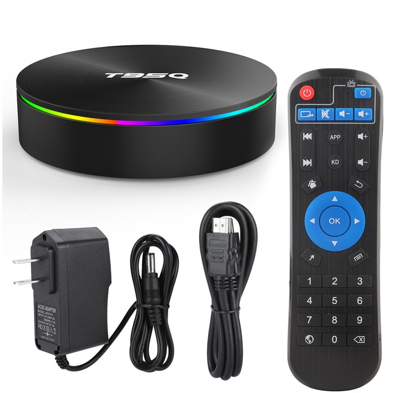 TV Box Dual Frequency WiFi Media Player for Android 8.1