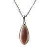 Franki BaKER Sterling Silver & Bloodstone Pendant Necklace. Chain length: