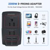 Upgraded 2000W 220V to 110V Converter for European Travel, Voltage