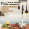 Meat Tenderizer, 304 Stainless Steel Meat Hammer, Heavy Duty Kitchen