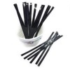 Weststone 1000pcs 3" Black Metallic Twist Ties for Pop Treat