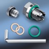 M14.1-1.25 x 15mm Oversize Piggyback Oil Drain Plug, Stainless Steel