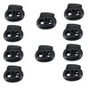 Trimming Shop Plastic Toggle Stopper Cord Locks Spring Loaded Elastic
