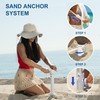 AMMSUN 7ft Fantasy Design Heavy Duty High Wind Beach Umbrella