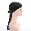 Fxhixiy Satin Silk Extra Long-Tail Durag Headwraps Pirate Cap Bandana
