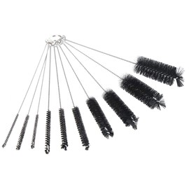 Pipe Cleaner Brush 10pcs Natural & Synthetic Bristles Good Cleaning Sink Tool for Cleaning Bottle,Tube,Jar and Most Narrow Containers by CCINEE