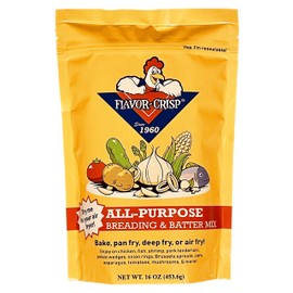 Flavor-Crisp All-Purpose Breading & Batter Mix for Chicken, Fish, Vegetables, Pork, Seafood, Shrimp & other Meats – Seasoned Deep Fry Batter – Great for Air Fryer