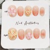 Extra Short Almond Press on Nails Gradient Fake Nails Full