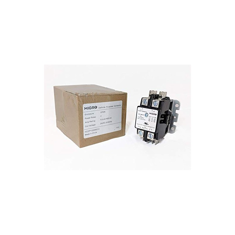Migro 2 Pole 40 AMP Heavy Duty AC Contactor Replaces