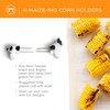 Outset Corn Holders, Frenchie Design, Set of 8