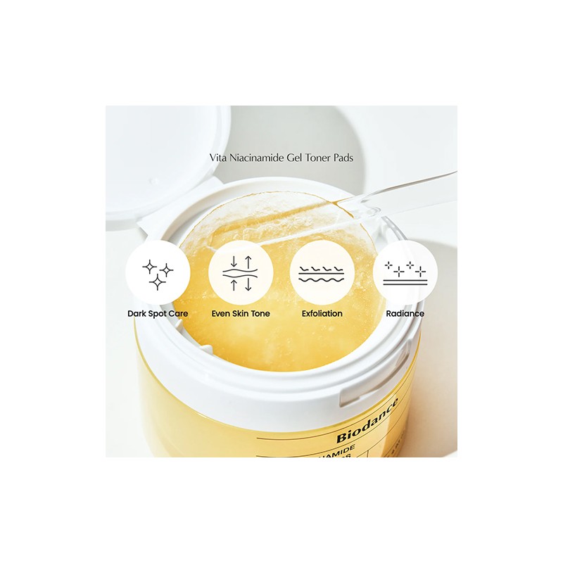 Biodance [Biodance]Vita Niacinamide Gel Toner Pads (60 pads)