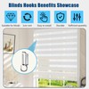 Sgphrzlt 8 Set Blind Wand Replacement Hook and Sleeve, Tilt
