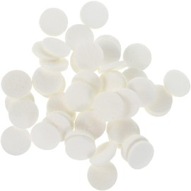 Ciieeo Aroma Diffuser Air Diffuser Essential Oil Refill Pads 100pcs Felt Pads Replacement Pads for Diffuser Necklace Diffuser Bracelet Car Diffuser Vent Clip White Aroma Diffuser Air Diffuser