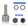 Nutmanel Socket Spanner, Socket Adapter, Hex Shank Metric Nut Driver