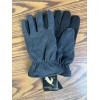Grand Rapids Hide Company Gray Fleece Gloves with Black Deerskin