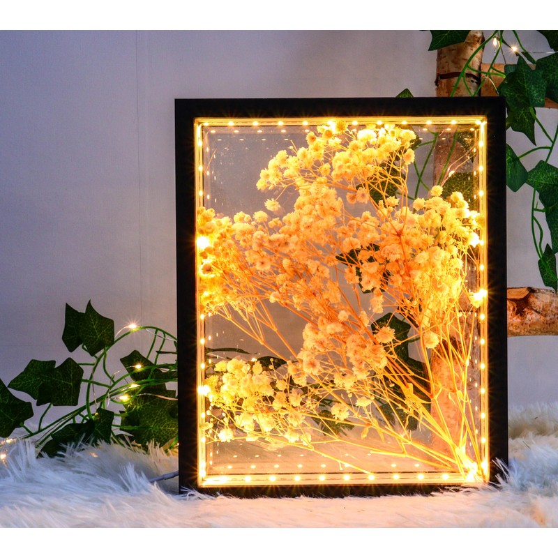 HanYun Shadow Box Frame with LED Light, Box Frames for