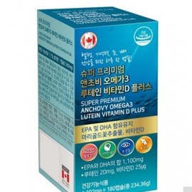 Partner company Anchovy Omega 3 Lutein Vitamin D Plus 180 Capsules KS / 앤초비 오메가3 루테인 비타민D 플러스 180캡슐 KS