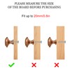 MengH-SHOP Cabinet Knob Round Door Knobs 30mm Mushroom Shape Pull