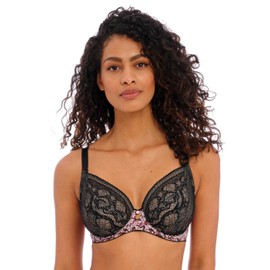 Freya Women's Infinity Fields Underwire Plunge Bra Black