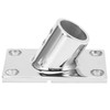 Boat Handrail Base Fitting Stainless Steel 60 Degree Rectangular Boat