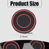 Pincuttee Car Cup Holder Coaster Silicone,Car Cup Holder Coaster 2Pack,Universal