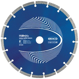 Mexco GPX10-8 General Purpose Concrete Diamond Blade, Cutting Disc for Non-Abrasive Building Materials - 230mm, 8mm Segment Height