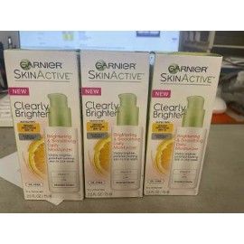 Garnier Lot of 3 Garnier Skin Active Clearly Brighter Daily Moisturizer 2.5 oz