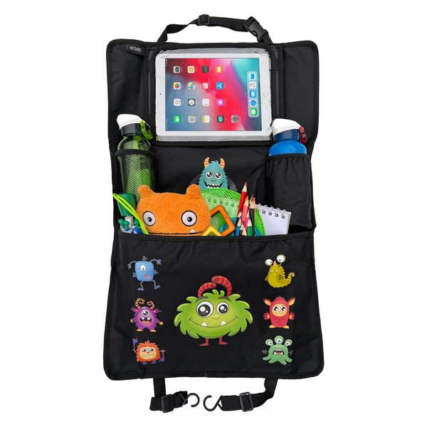Heckbo® Children's Car Seat, Back Protector, Organiser with Adjustable Tablet