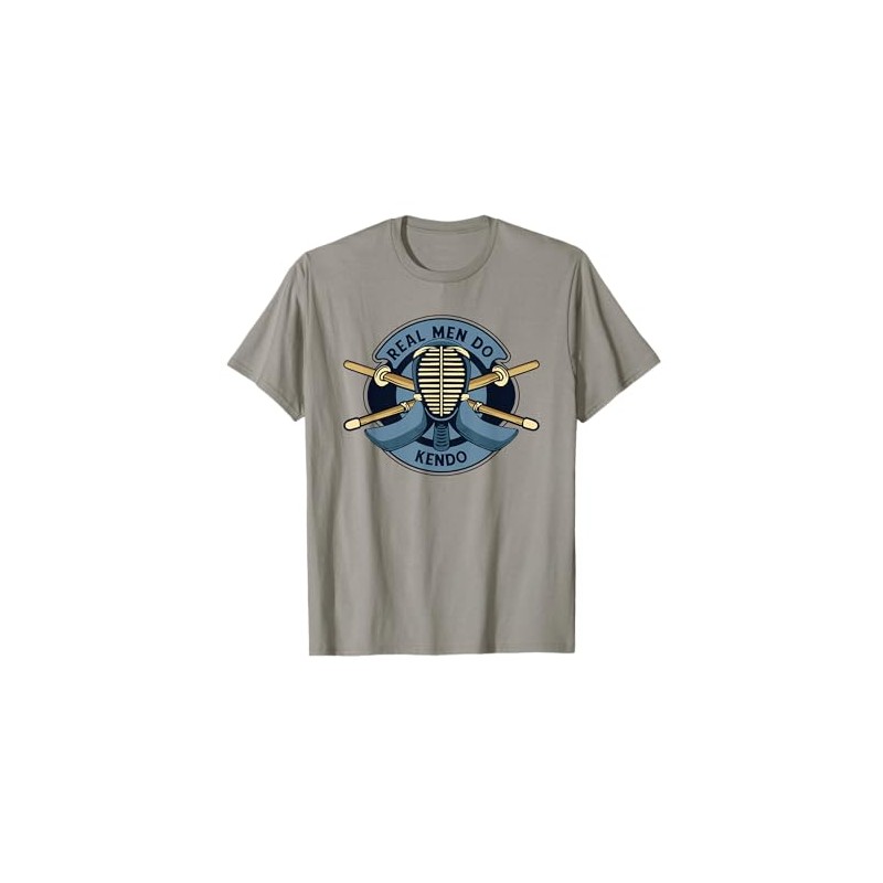 Real Men Do Kendo Kata Kenjutsu Katana Samurai Kendo T-Shirt