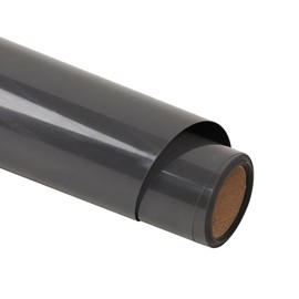Guangyintong Rollos reflectantes de vinilo de transferencia de calor negro, vinilo reflectante de 12 x 20 pies para camisetas, vinilo negro HTV para todas las máquinas de corte, fácil de cortar y