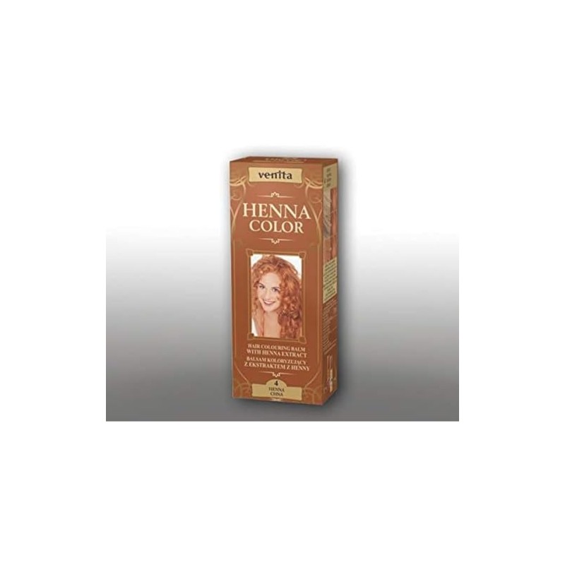 Venita Henna Color Haarfärbemittel, 4 Henna, 75 ml
