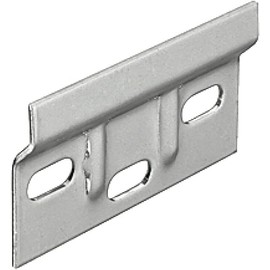 fiXte Heavy Duty Kitchen Cabinet Hanging Brackets Hanger Plate for Wall Mounting Cupboards 63mm x 38mm x 1.6mm (12 Pack)