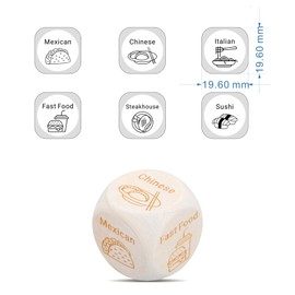 Sweetest Day Gifts for Boyfriend Men,Sweetest Day Decorations,5 Year Anniversary Wood Gift for Men,5 Year Anniversary Dice Gift for Men,Wood Anniversary GIF for Him,5th Anniversary Wood Gifts for Him