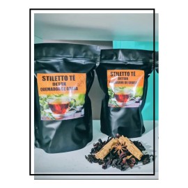Stiletto Té Detox Quemador De Grasa Suplemento 250g                                                                                                   