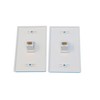RiteAV (2 Pack) 1 Port Cat5e Rj45 Ethernet Wall Plate
