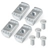 Camotokiit 4 Set Truck Bed Rail Bolts Nuts Cargo Tie