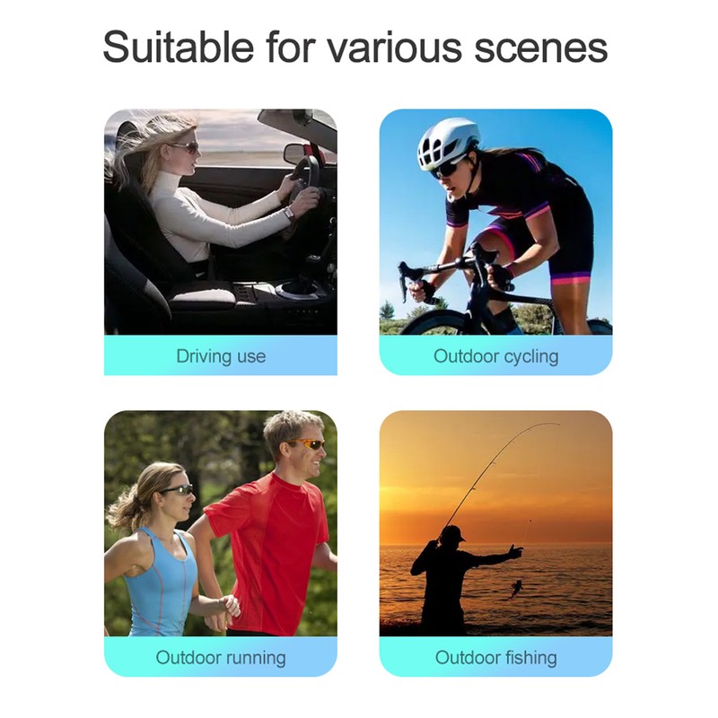 Bluetooth Sound Smart Glasses Polarized Lenses Stereo Support Selfie Music