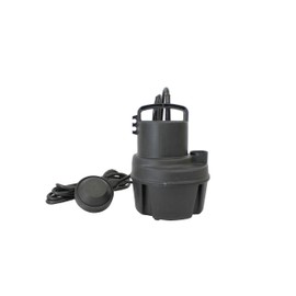1/6 HP Submersible Thermoplastic Utility Pump with handle, 115V 60Hz, flooding basement bathroom 10 ft cord
