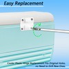 4 Set Cooler Plastic Hinges with Screws Set, Cooler-Hinges Replacement