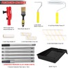 Paint Roller Set 11Pack, 1.9m Paint Roller Extension Pole 6