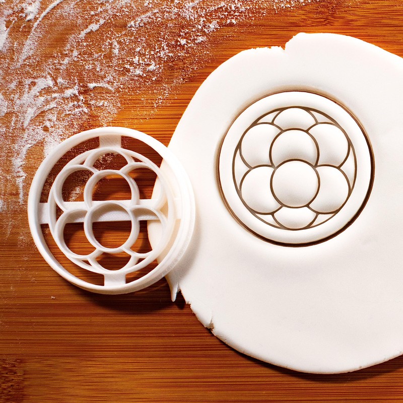 BAKERLOGY Set of 3 Embryo Cookie Cutters (Shapes: 4 Cells,