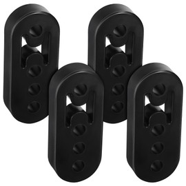Gatuida 4 Pcs Tailpipe Damping Hangers Car Exhaust Hanger Rubber Exhaust Mount