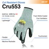 DEX FIT Cut Resistant Gloves Cru553 - Level 5 Protection,