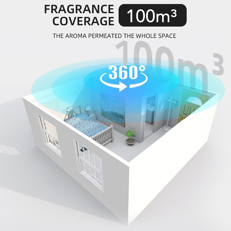 Aroma Diffuser USB Rechargeable Support APP Control Essential Oil Mist