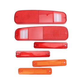 Kit de Luces Traseras para Econoline 75-91, 6 Piezas, Plástico ABS, con Guardabarros Laterales, Compatible con Truck's 73-79, Bronco 78-79