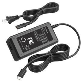 HIENADTOR 65W USB C Jump Starter Charger Power Cord for NOCO Boost X GBX45 1250A GBX55 GBX75 1750A 2500A GBX155 4250A AC DC Adapter Power Supply for NOCO Boost Air AX65 GBC011 Portable Jump Starter