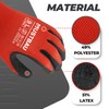 Mustbau 3 Pairs Safety Work Gloves, Gardening Gloves, Breathable Seamless