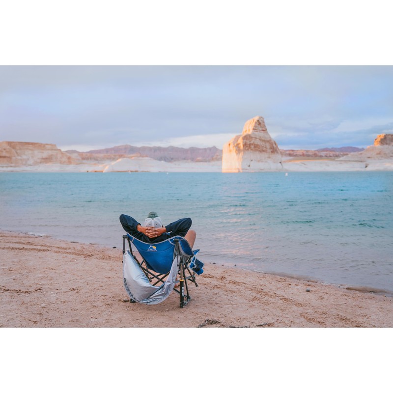 GCI Outdoor Pod Rocker Outdoor Rocking Chair with SunShade Canopy