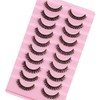 Eyelashes Russian Strip Lashes Natural Fluffy Wispy D Curly Effect