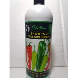SHAMPOO CHILE ROMERO CABELLINA PEPPER & ROSEMARY 32 FL OZ 960 ML ORIGINAL